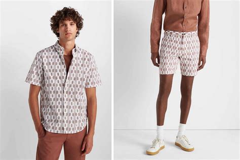 gucci matching shirt and shorts mens